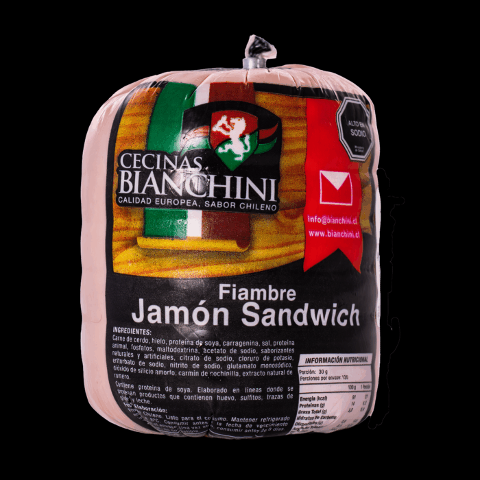 Jamón Sándwich 1/2 Pieza